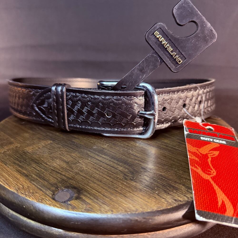 Safariland 830 Everyday Trouser Belt Size 30" Basketweave Leather L830-30-4C